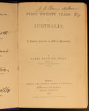 1882 First Twenty Years Of Australia Antiquarian Australian History Book Bonwick-7