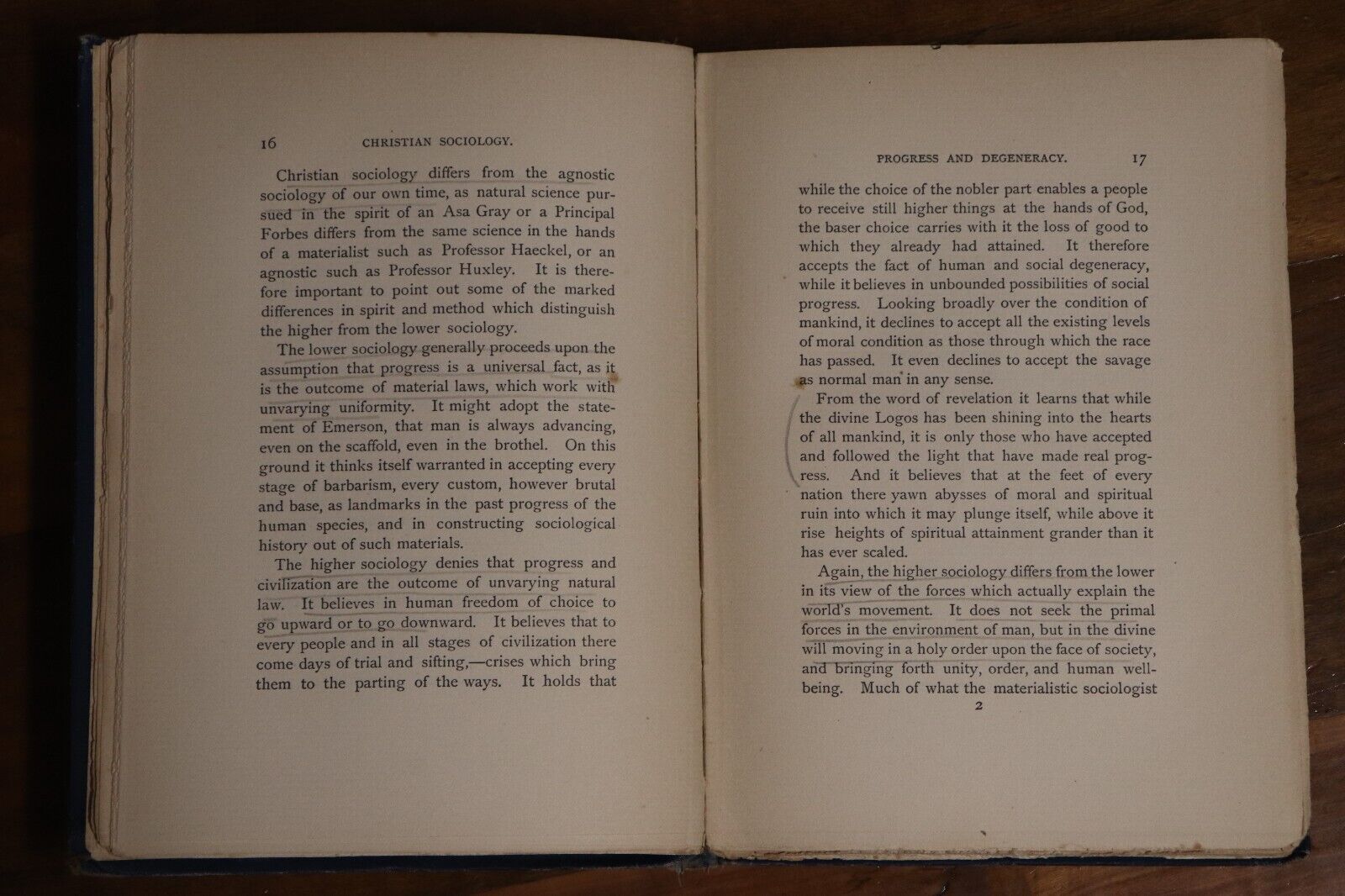 1891 The Divine Order Of Human Society Antique American Theology Book R Thompson