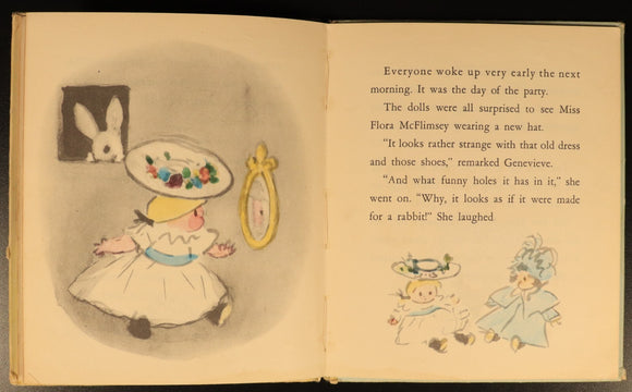 Miss Flora McFlimsey's Easter Bonnet by Mariana 1961 Vintage Children's Book