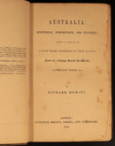 1845 Australia: Historical etc. by R. Howitt Antiquarian Australian History Book-6