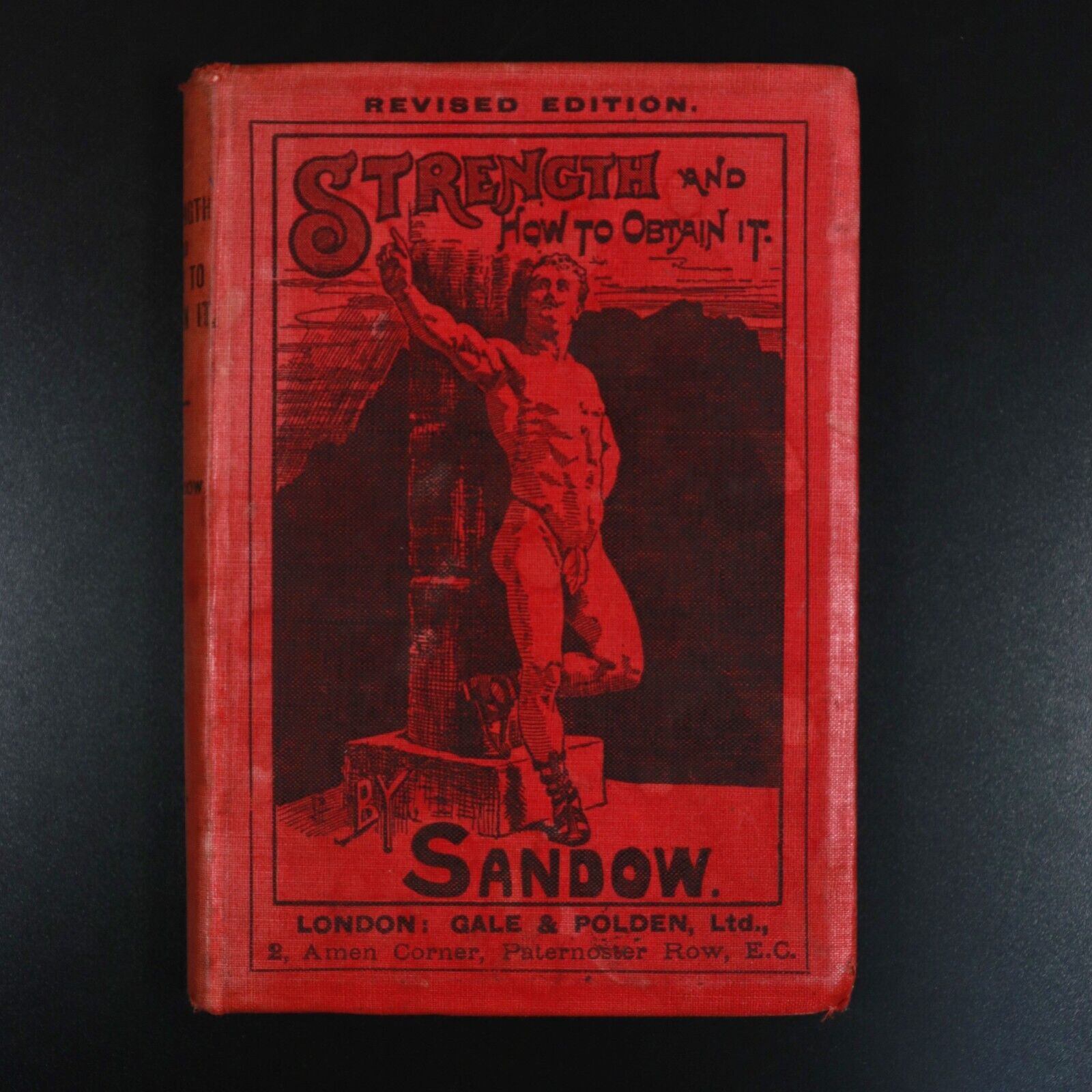 c1900 Strength & How To Obtain It by E. Sandow Antique Self Improvement Book