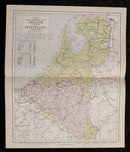 1889 Lett's Popular Atlas 2nd Edition 128 Folding Maps Antique Atlas Book-8