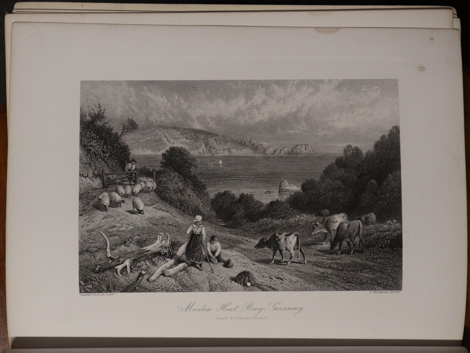 c1875 Picturesque Europe Division 15 Antiquarian Engravings Plates Book