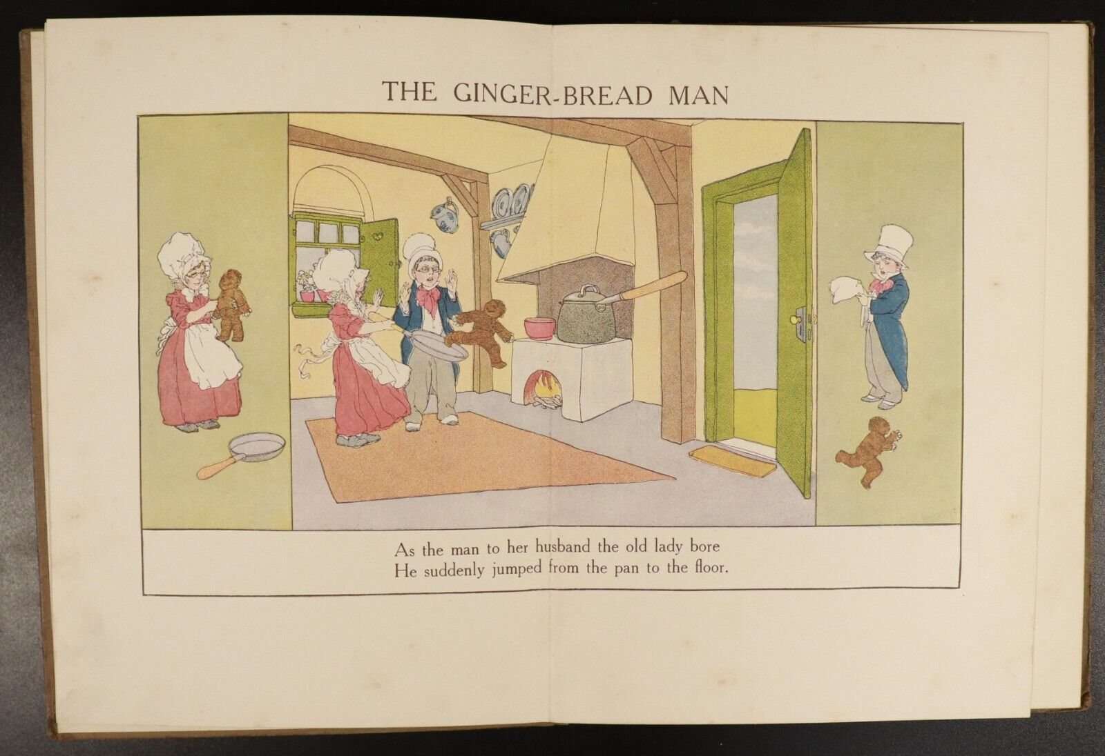 1915 The Gingerbread Man by Leonard Fable 1st Edition Antique Childrens Book