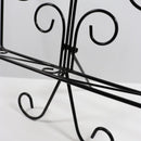 Steel Book Stand Book Holder - Black 40cm x 38cm - Recipe Book Stand-2