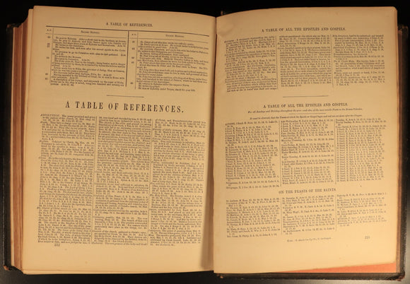 1865 The Pictorial Catholic Bible by Rev Dr Cullen Antiquarian Leather Bible