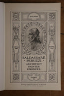 1925 The Life & Works Of Baldassare Peruzzi Antique Italian Architecture Book-3