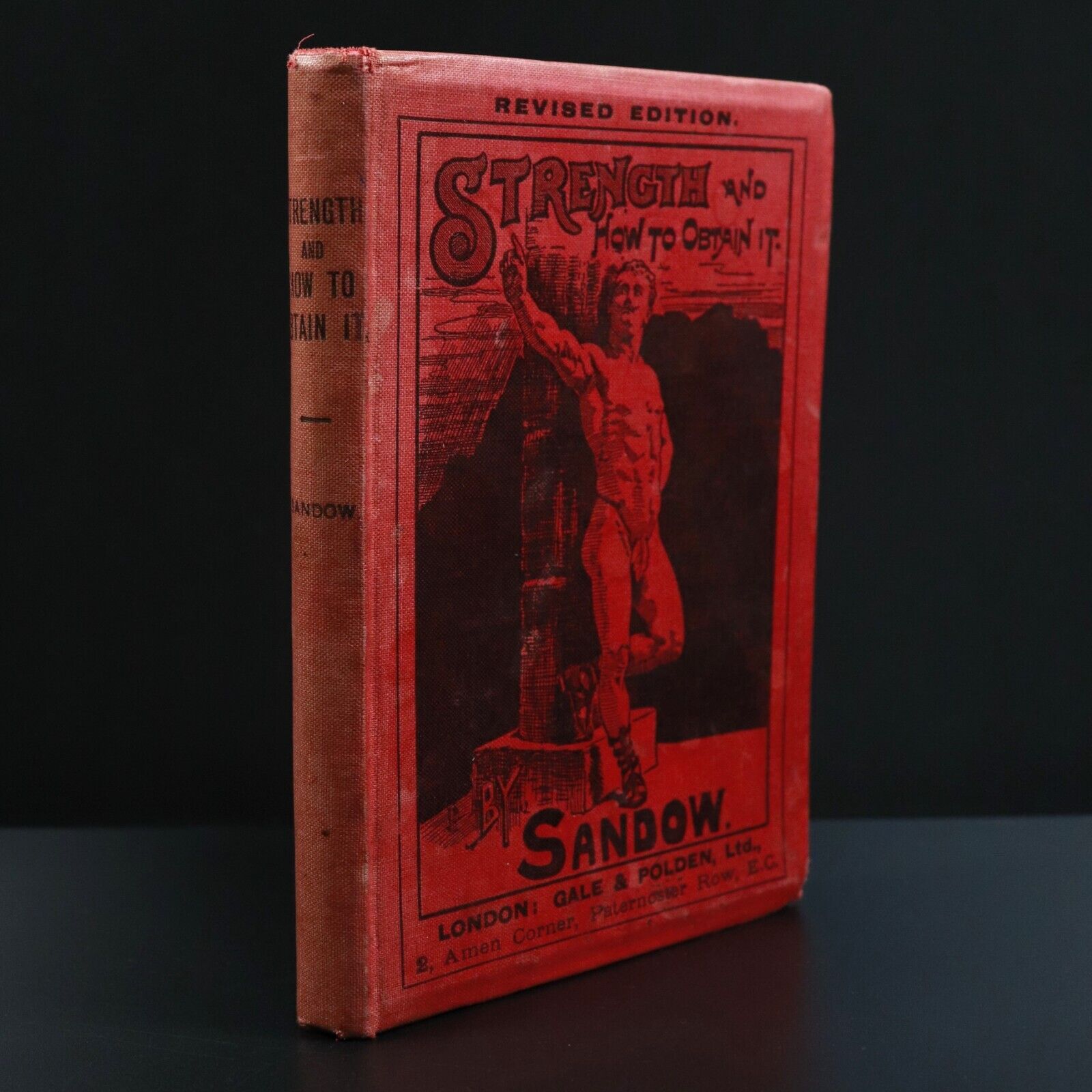 c1900 Strength & How To Obtain It by E. Sandow Antique Self Improvement Book