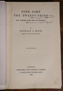 1910 Pope John The Twenty Third by EJ Kitts Antique Religious Book-3