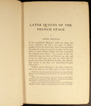 Later Queens Of The French Stage 1906 Antique Literature & Theatre Book-10