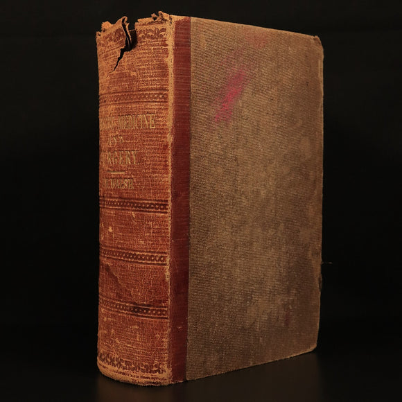1858 Manual Of Domestic Medicine & Surgery by JH Walsh Antiquarian Medical Book