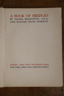 1915 A Book Of Bridges by Frank Brangwyn Antique Welsh Art & History Book-3