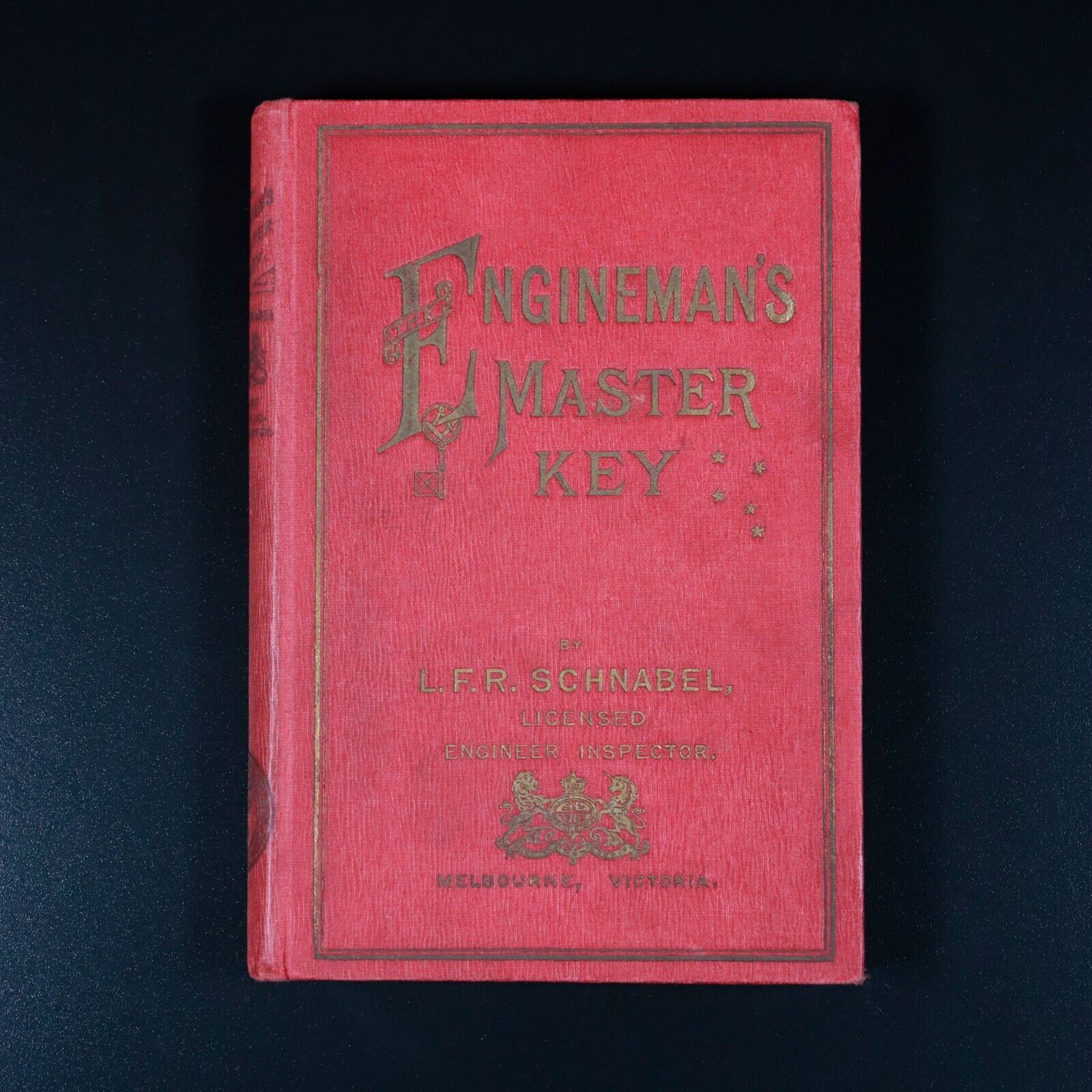 1917 The Engineman's Master Key by LFR Schnabel Antique Steam Engine Book - 0