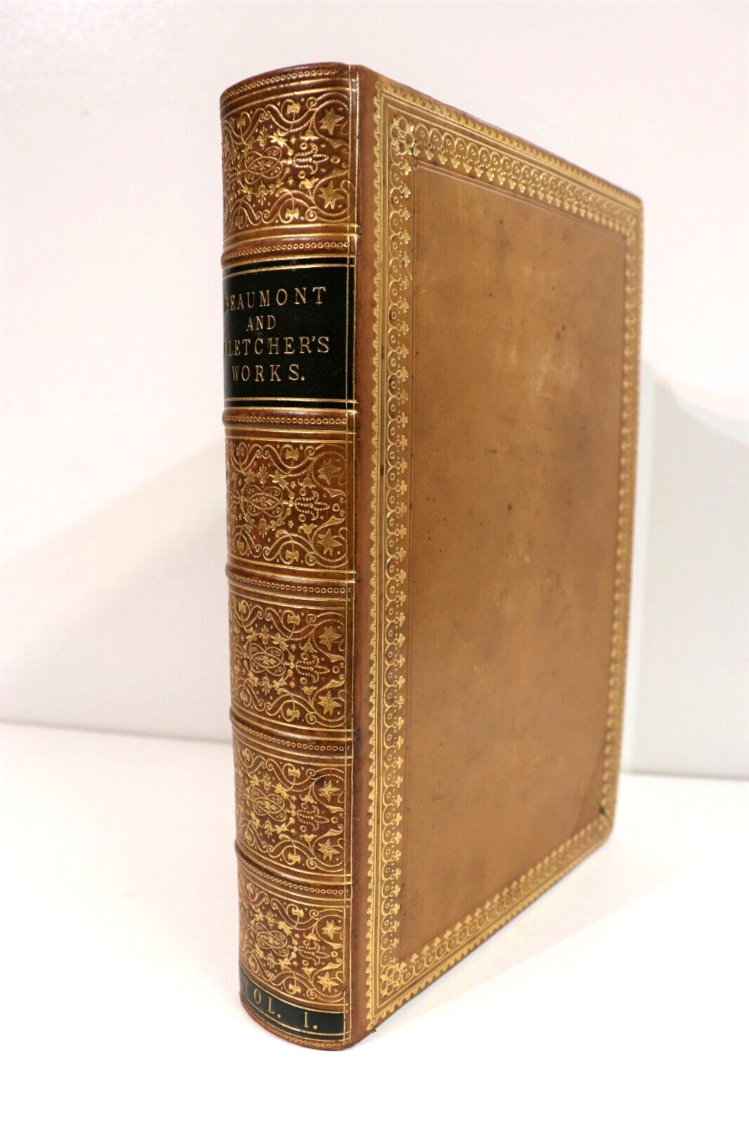 1856 The Works Of Beaumont & Fletcher by G. Darley Antique Literature Book