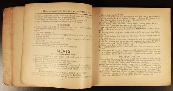Miss Drake's Home Cookery 1935 Antique Australian Cook Book + Recipes
