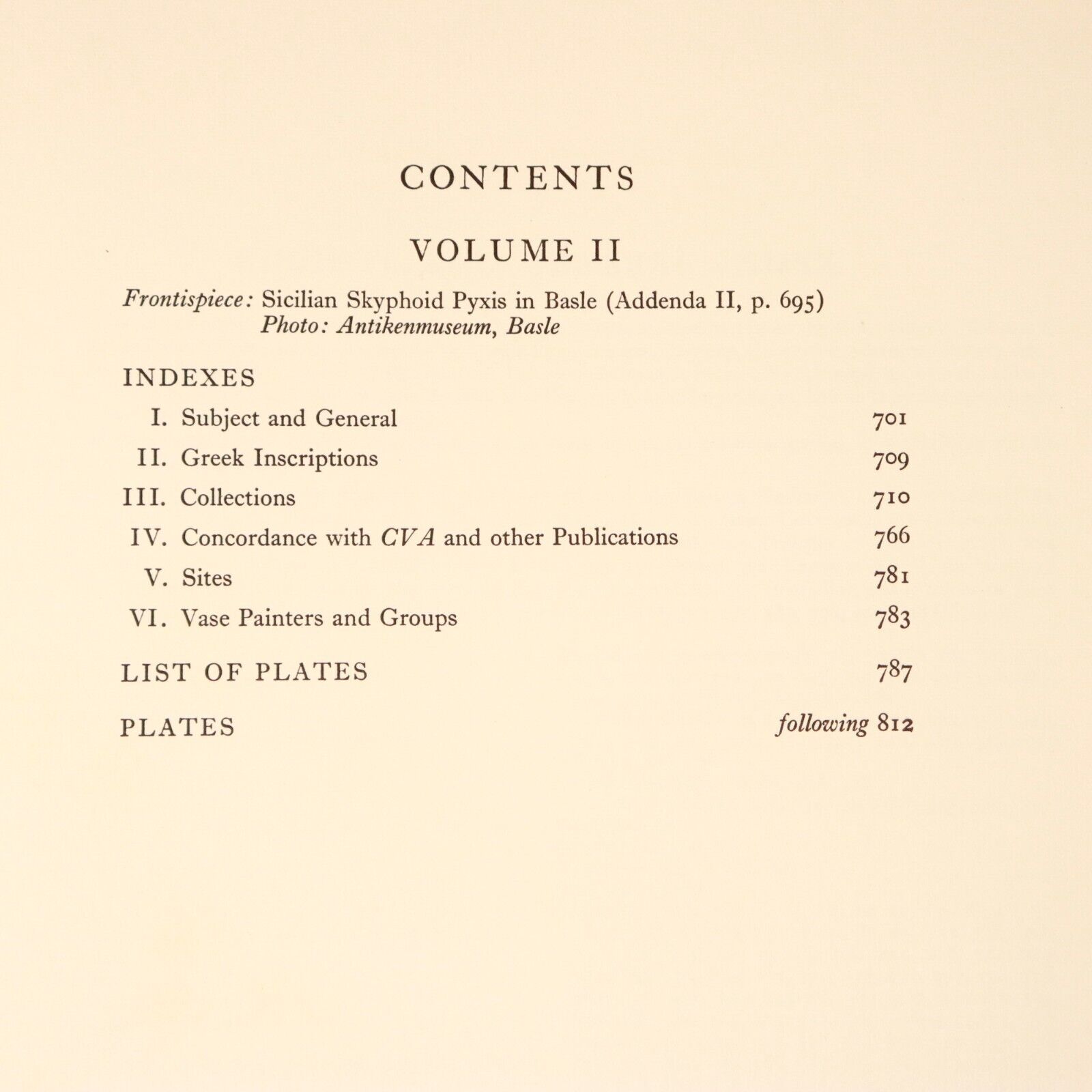 1967 Red Figured Vases Of Lucania Campania Sicily Archaeology Book Vol 2. Plates