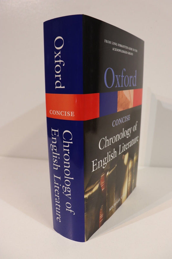 2005 The Oxford Chronology Of English Literature British History Reference Book