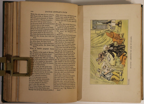 1869 Doctor Syntax's Three Tours by William Combe Antique British Fiction Book