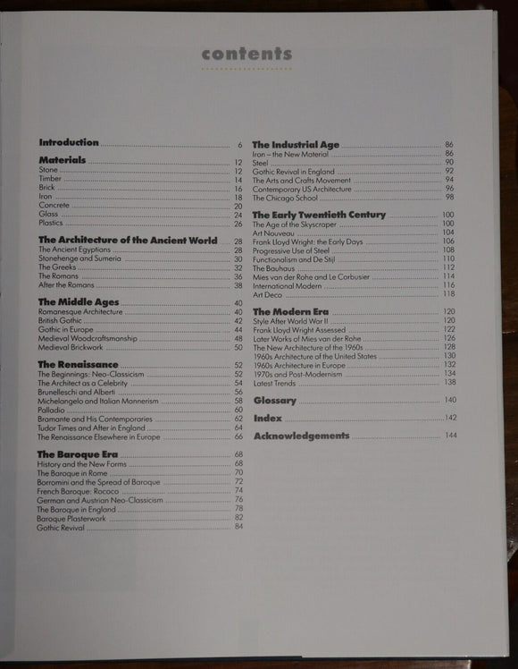 1990 Illustrated Book Of Architects & Architecture 1st Edition Reference Book