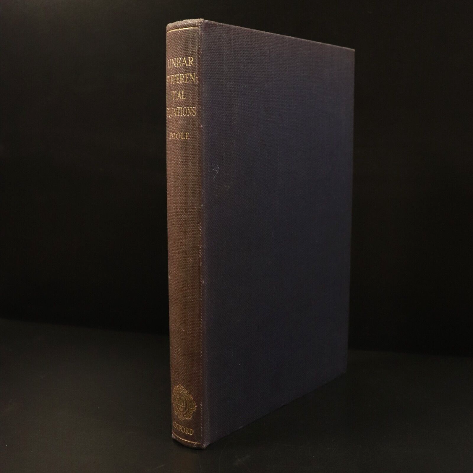 1936 Theory Of Linear Differential Equations Vintage Mathematical Reference Book