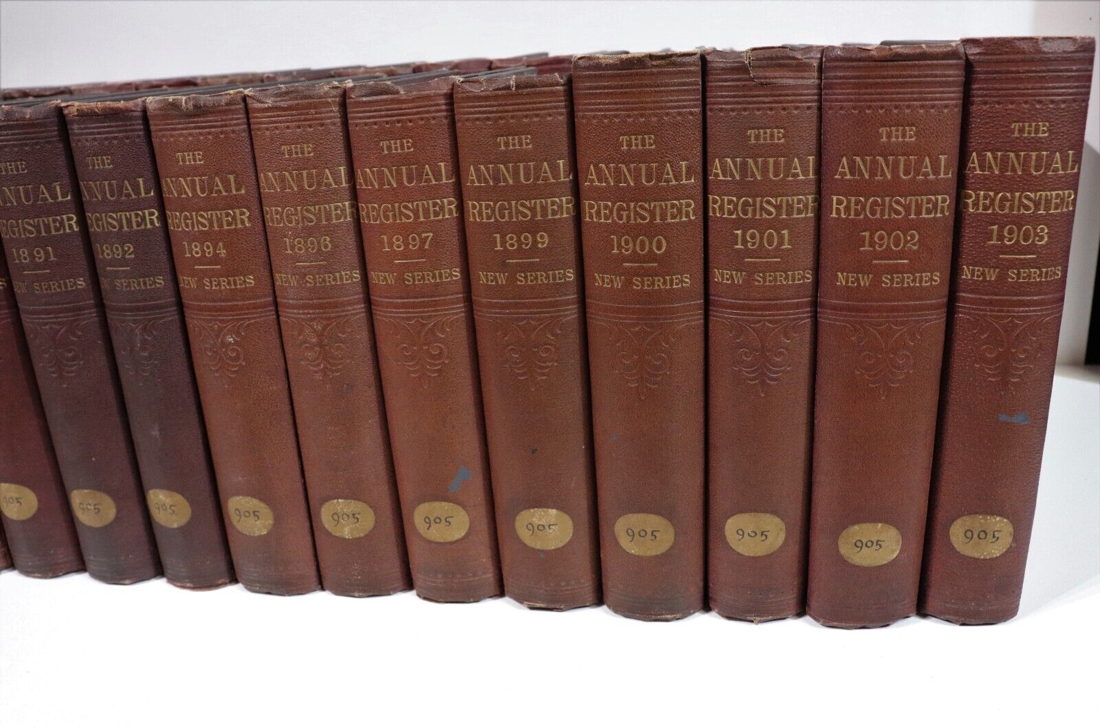 1884-1935 31vol The Annual Register Antiquarian World History Reference Books