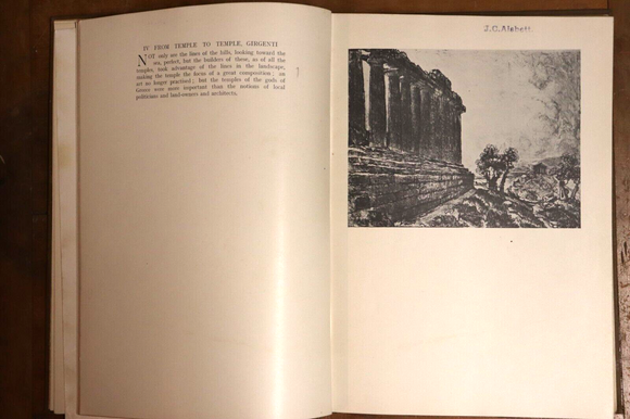 1915 Joseph Pennell's Pictures In The Land Of Temples Greek History Book