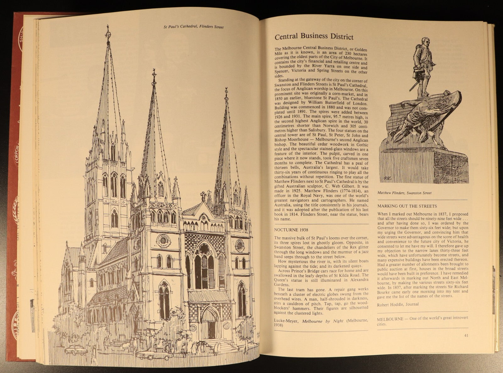 The Melbourne Book by Anthony Harvey 1982 Melbourne Australia Local History Book