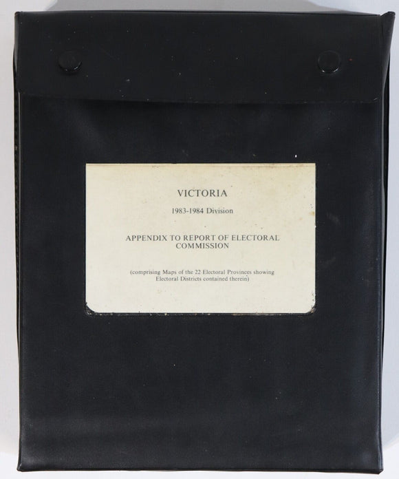 1984 Victorian Electoral Commission District Maps Australian Political Maps