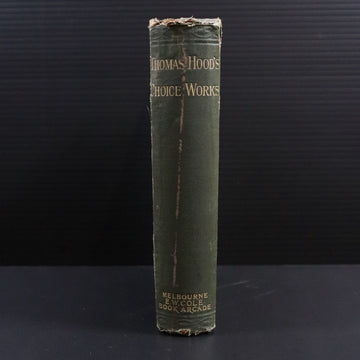 c1895 The Choice Works Of Thomas Hood Antique British Prose & Verse Book - 0
