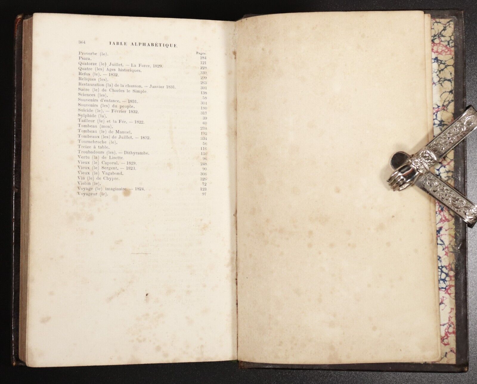 1843 Oeuvres Completes De P.J. De Béranger Antiquarian French Poetry Book Vol 2