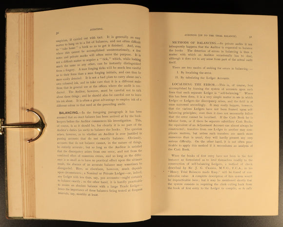 1912 Auditing Manual For Auditors by LR Dicksee Antique Financial Reference Book