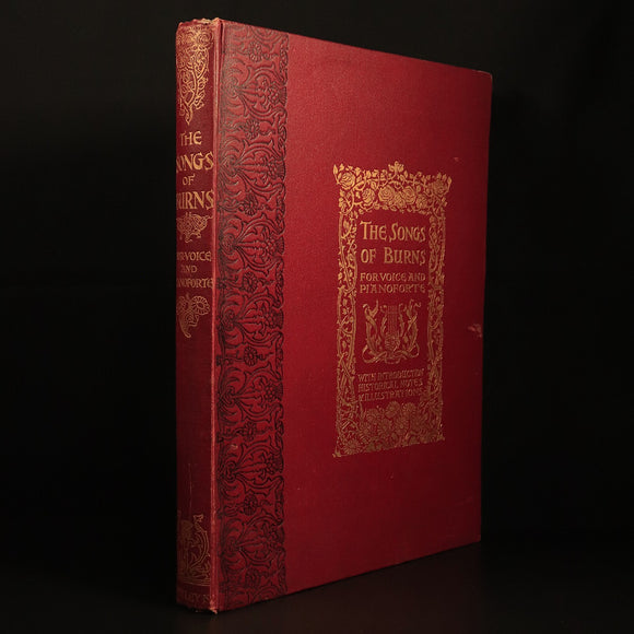 The Songs Of Robert Burns by Lees & Shelley c1896 Antique Poetry History Book