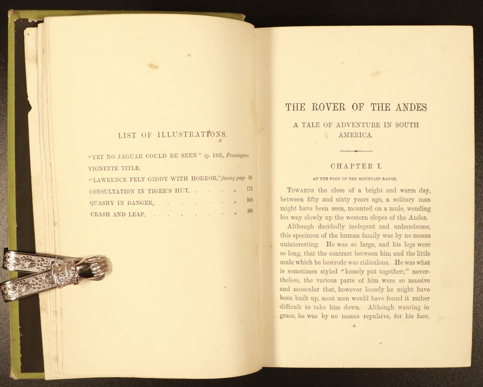 1885 The Rover Of The Andes by RM Ballantyne Antique Scottish Fiction Book