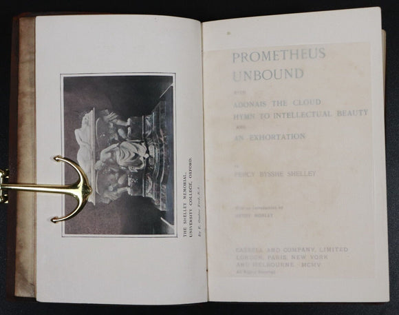 c1905 5vol Suede Classic Literature Poetry Book Collection Shelley Burns Wilcox