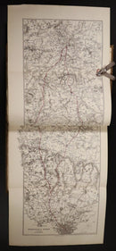 1877 2vol Harrison's Description Of England Antique British History Book Set-14