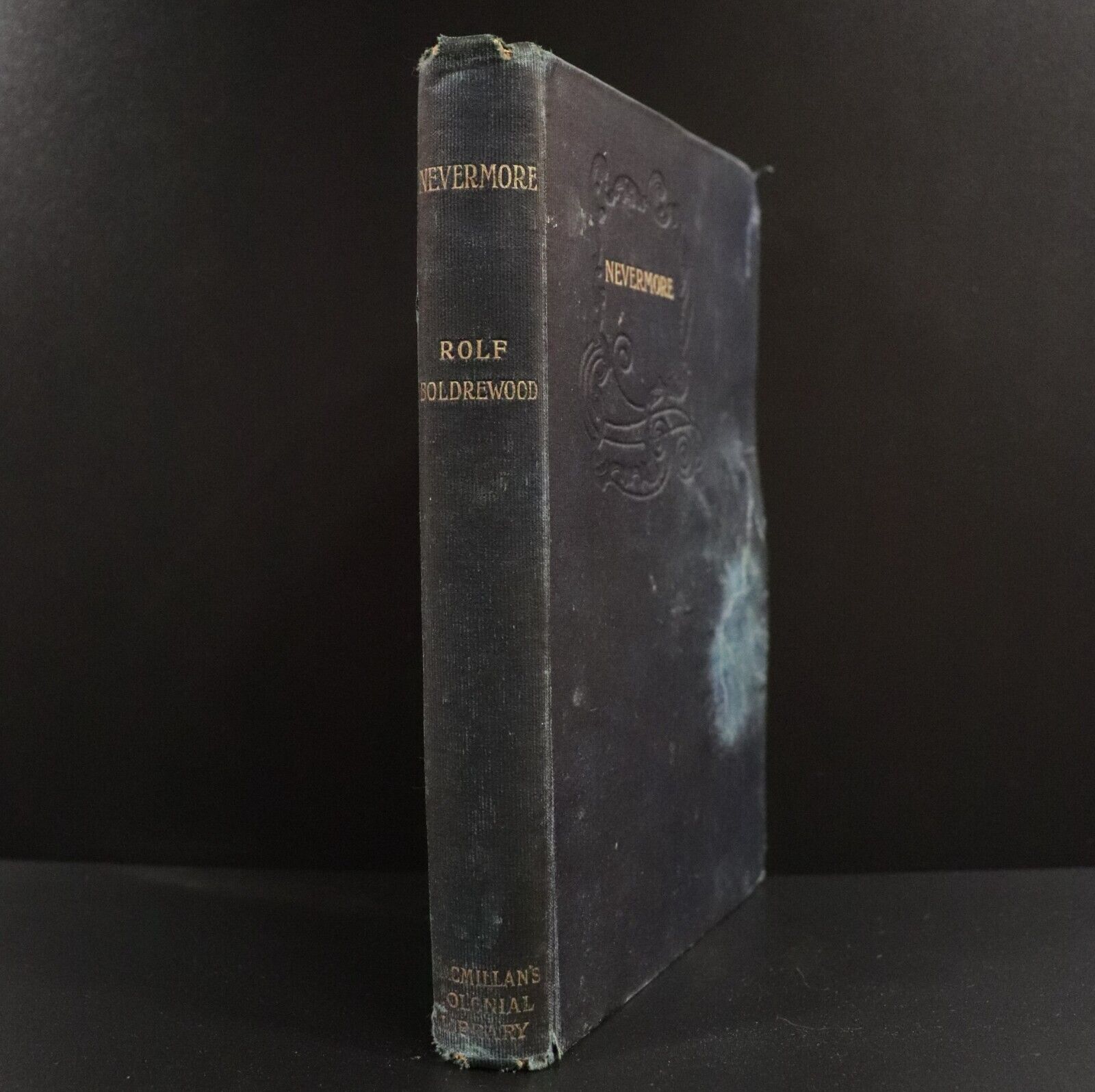 1892 Nevermore by Rolf Boldrewood 1st Edition Antique Australian Fiction Book