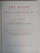 1878 The Rhine: From Source To The Sea by G Bartley Antique Picturesque Book-2