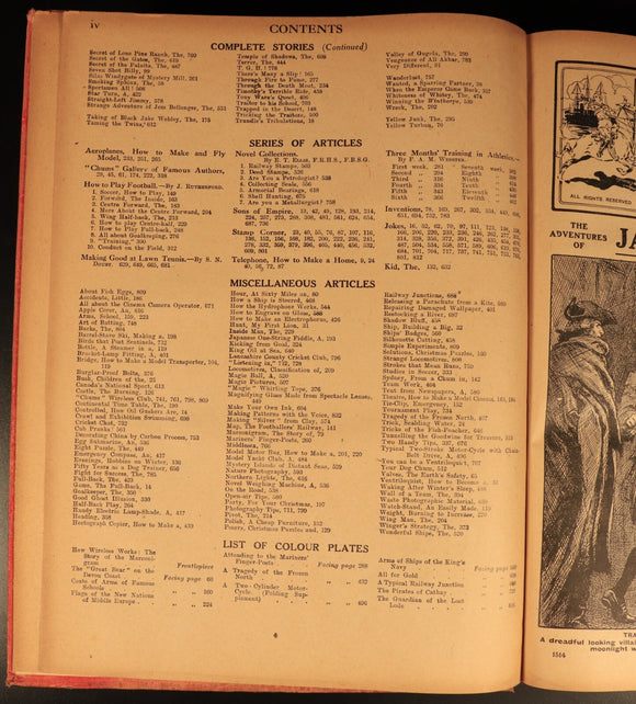 Chums 1922 Illustrated Paper For Boys Antique Illustrated British Childrens Book