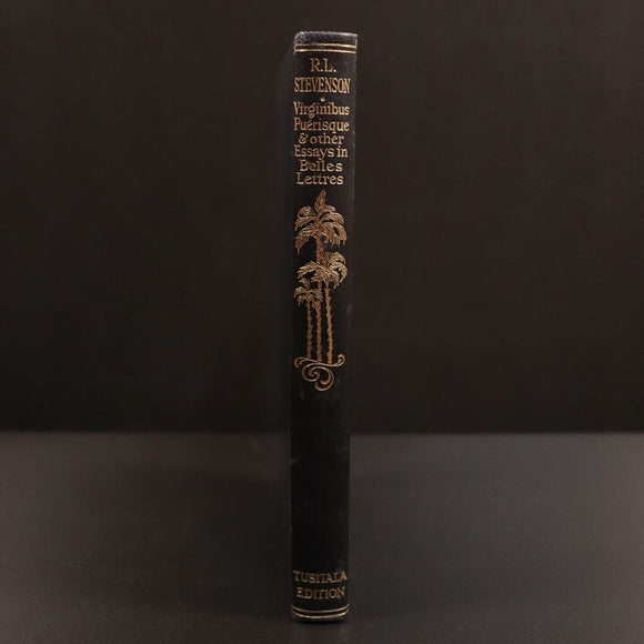 1925 Virginibus Puerisque Robert Louis Stevenson Antique Scottish Fiction Book