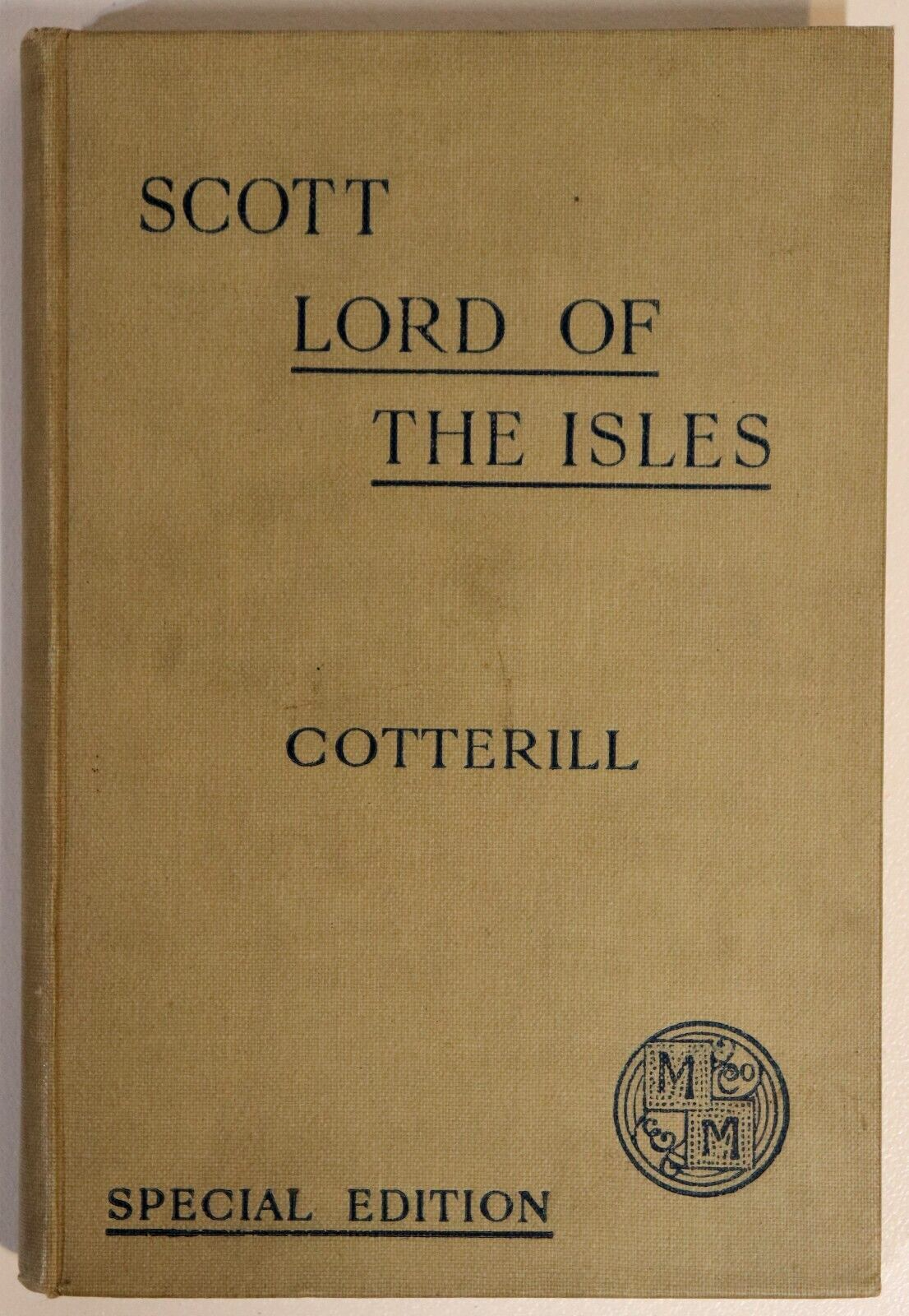 1904 Scott's Lord Of The Isles by HB Cotterill Antique Fiction Literature Book