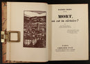 1934 Mort, Où Est Ta Victoire? Ltd Edition French Fiction Book Fine Binding-4