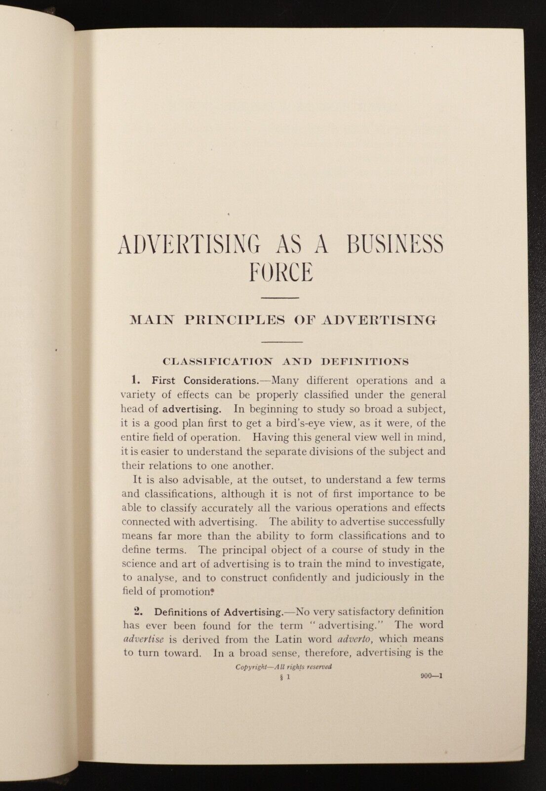 c1930 3vol I.C.S. Reference Library: Advertising - Antique Marketing Book Set