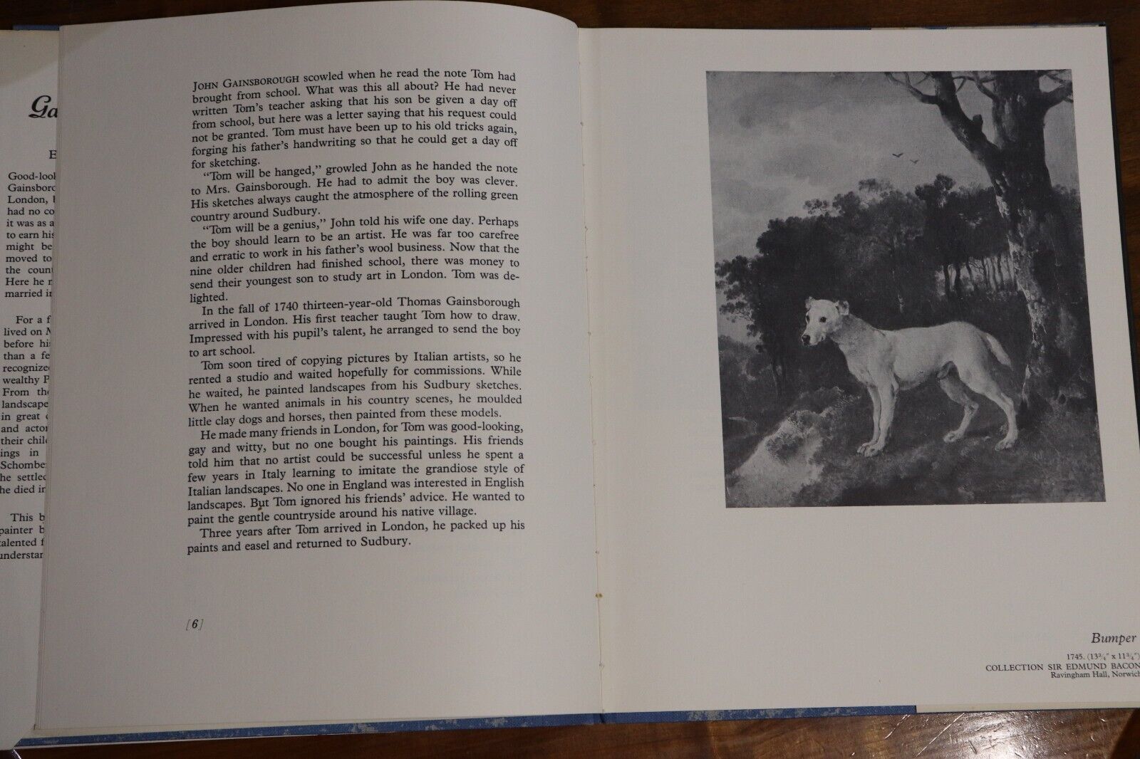 1964 Gainsborough: A Biography by E Ripley 1st Edition British Artist Book