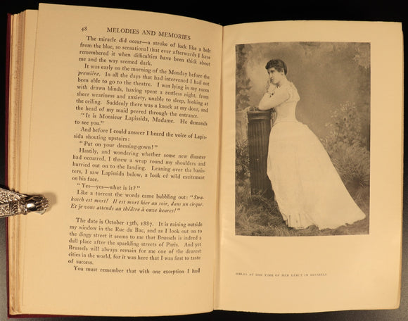 Melodies & Memories by Nellie Melba 1926 Antique Australian Music History Book