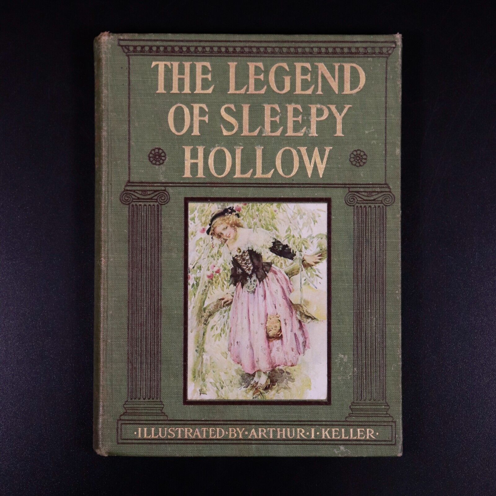 1906 The Legend Of Sleepy Hollow by Washington Irving Antique Childrens Book
