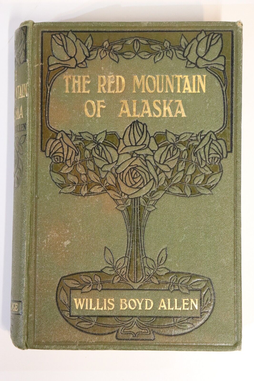 c1910 The Red Mountain Of Alaska by W.B. Allen Antique Fiction Book - 0