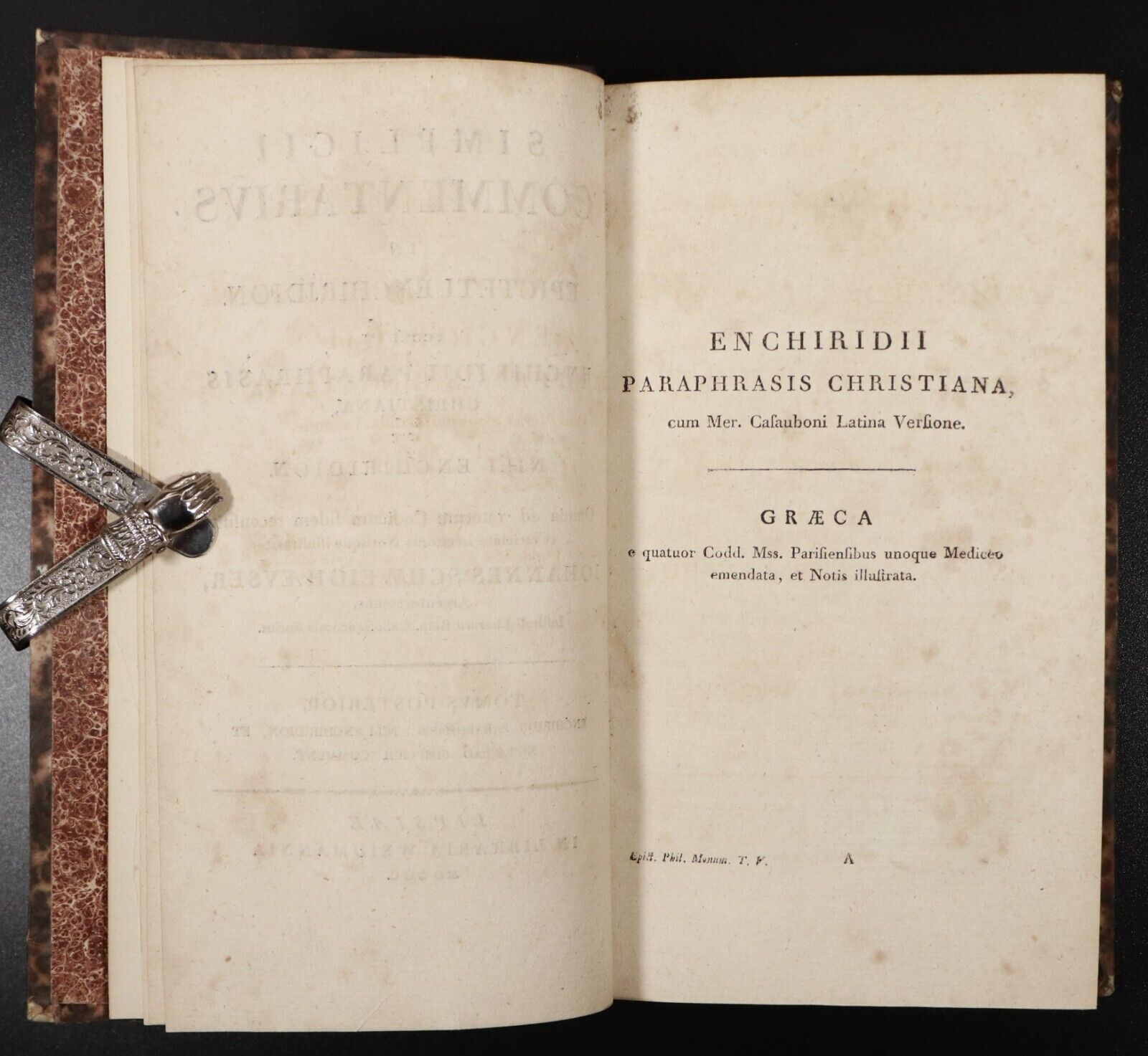 1800 2vol The Enchiridion Handbook Of Epictetus Antiquarian Philosophy Books