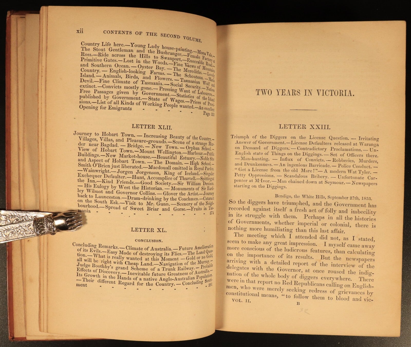 1855 Land Labour & Gold by W. Howitt Antiquarian Australian History Books 2vol