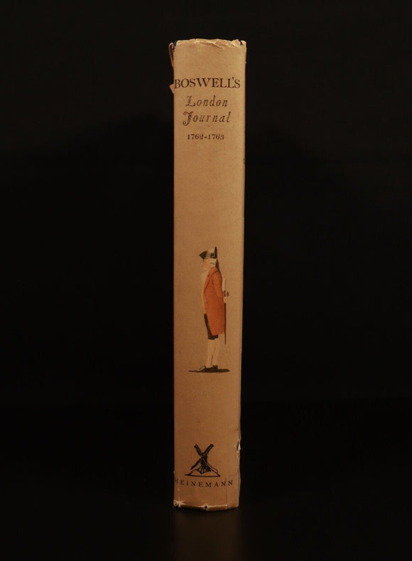1951 Boswell's London Journal 1762 - 1763 Vintage Scottish History Book