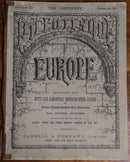 c1875 Picturesque Europe Division 20 Antiquarian Plate Engravings History Book-1